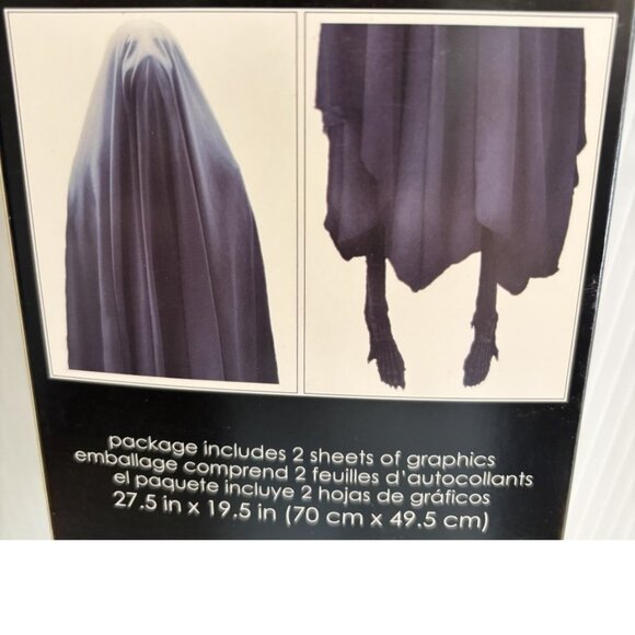 Halloween Home Decor Wall Sticker Ghost Girl Woman Removable Decal Art - Picture 4 of 4